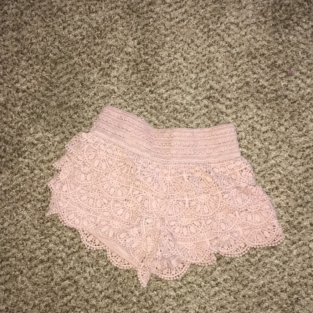 Crochet shorts